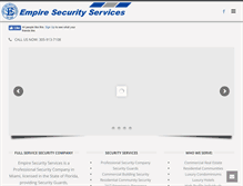 Tablet Screenshot of myempiresecurity.com